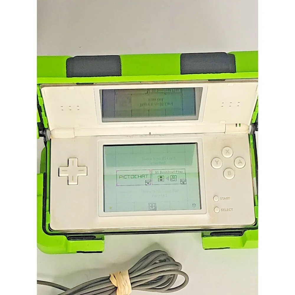 Lot 2 Nintendo Ds Lite Systems Cobalt Blue White 2 Cases Charger Tested Guc